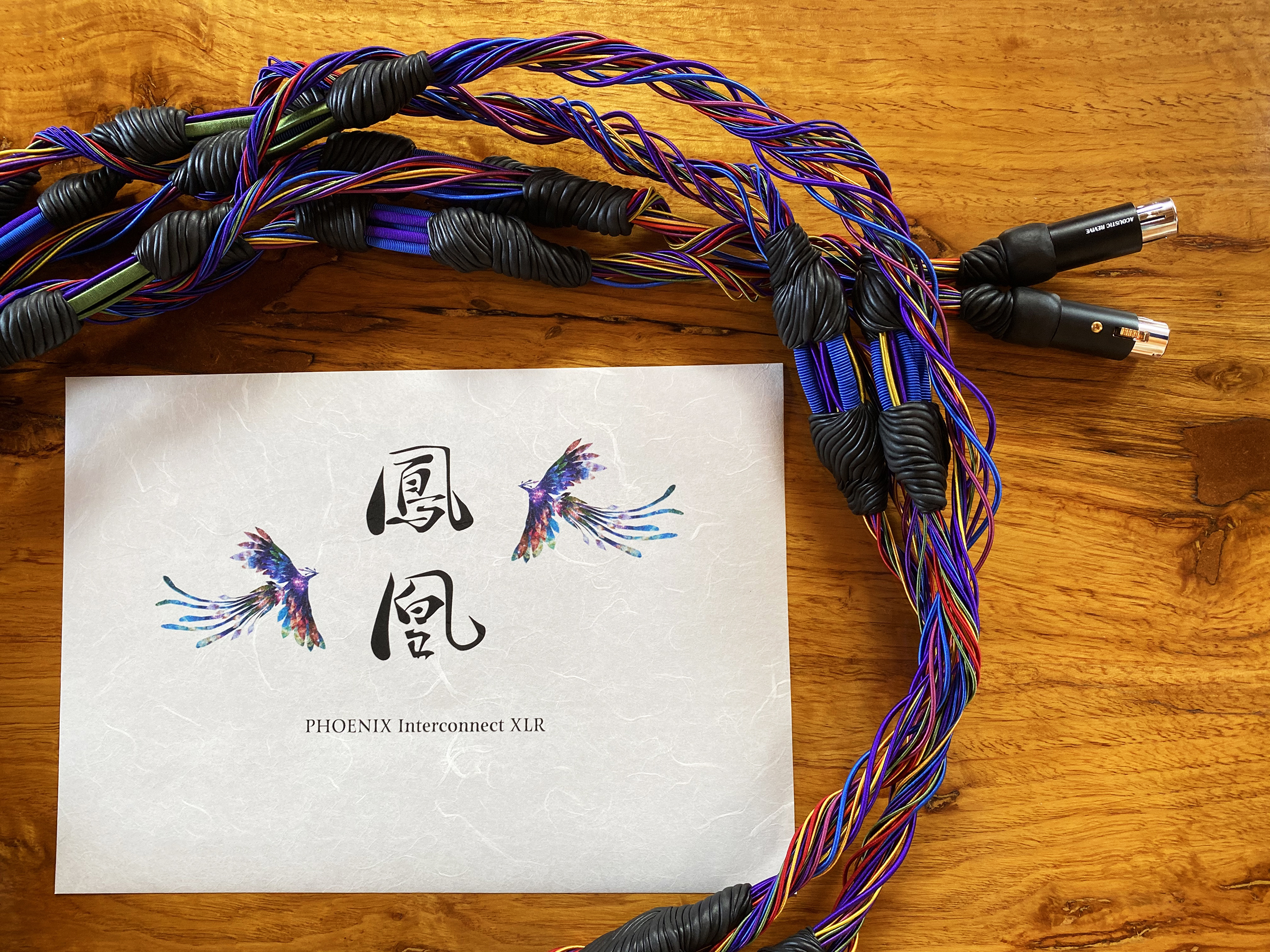 ELPISPANDORA photograph of PHOENIX XLR interconnect